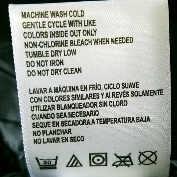 DKNY Long Quilted Puffer Jacket XL Gray New With Tags Removable Hood - Picture 16 of 16